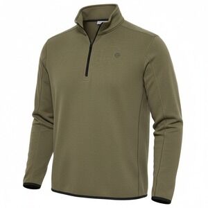Wrangler ATG All Terrain Gear Mens Quarter Zip Pullover Olive Green NSK25DV L